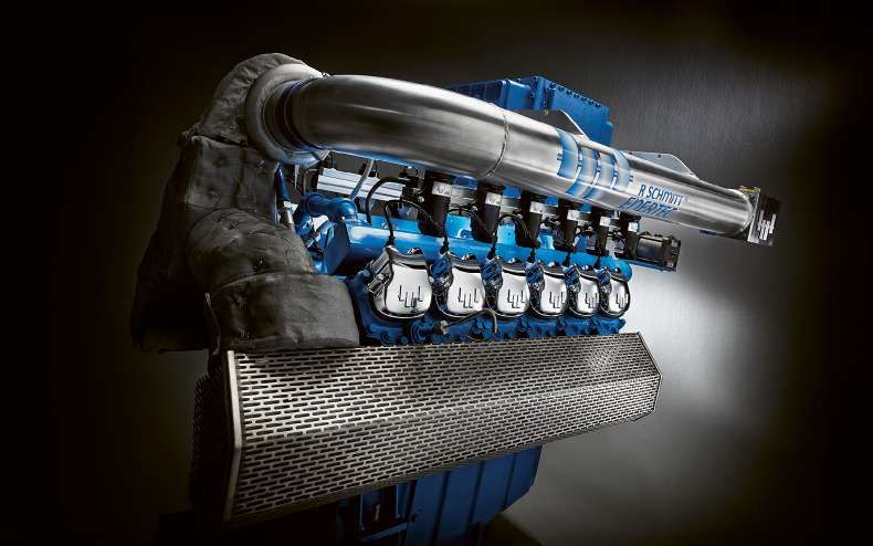 ENERGIN M-series V-engine studio photo